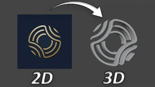 Blender Tutorial  Turn Any 2D Image into 3D Model  Quick amp Easy [upl. by Suzann]