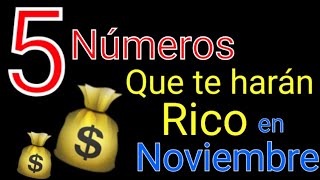 Los 5 Números y Palés Que Más Salen en Noviembre 2024 🤑 La Quiniela Afortunada [upl. by Ennahs]