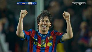 Lionel Messi vs Arsenal Home UCL 200910 HD 1080i [upl. by Asirb]