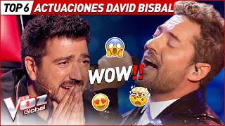 Actuaciones INESPERADAS de DAVID BISBAL en La Voz [upl. by Huntlee]