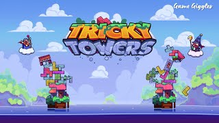 Tricky Towers Gameplay – The Ultimate Block Stacking Challenge [upl. by Attevroc739]