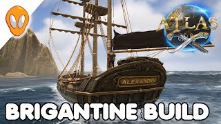 Brigantine Build  ATLAS Lets Play Ep 21 [upl. by Yartnod]