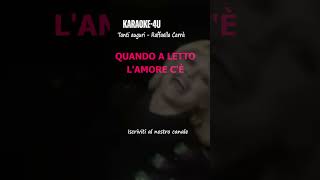 Tanti auguri  Raffaella Carrà karaokestrumentaletestolyrics raffaellacarra tantiauguri [upl. by Mayor]