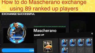 FC24 162 how to do Mascherano exchange with 89 OVR ranked up players [upl. by Allard90]