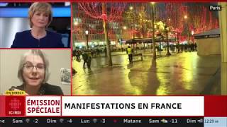 Manifestations des « gilets jaunes »  entrevue avec Jacline Mouraud [upl. by Ydoj458]