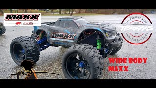 Traxxas Maxx Widebody 110 Scale 4s first bash 0f 2022 [upl. by Latsirc]