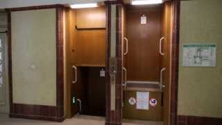 Paternoster Aufzüge von FlohrOtis in Rathaus Schöneberg Berlin 1080p [upl. by Ceevah656]