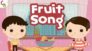 Fruit Song for Kids  Learn Fruits  A for Apple  Fruit Rhymes and Songs by Cuddle Berries [upl. by Stonwin]