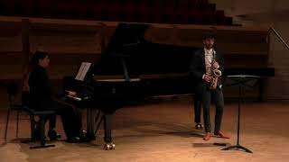 Hindemith Viola Sonata Op 11 No 4  Ovidi Marti Saxophone Carlos Marín Piano [upl. by Karoline]