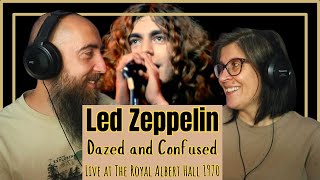 Led Zeppelin  Dazed and Confused Live 1970 REACTION with my wife [upl. by Haisa]