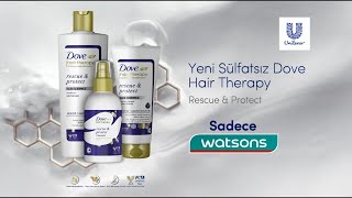 Yeni Dove Hair Therapy RescueampProtect ile Saçlarını �’a Kadar Onar [upl. by Roxane]