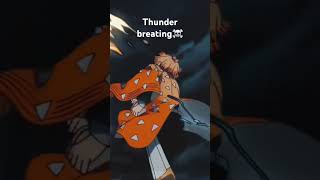 Godlike speed zenitsu using thunder breathing 😈 [upl. by Atter]