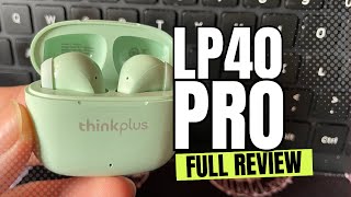 Lenovo LP40 Pro review ULTIMATE AirPods KILLER UNDER 15 [upl. by Suelo]