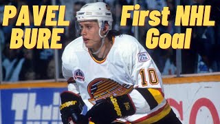 Pavel Bure 10 Vancouver Canucks first NHL goal Nov 12 1991 Classic NHL [upl. by Seed]