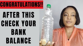 Place any amount of money you need urgently in this water amp check your bank account [upl. by Aduhey]