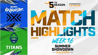 NYXLOverwatch vs vancouvertitans  Summer Showdown Qualifiers Highlights  Week 16 Day 1 [upl. by Ola]