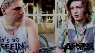 Asking Alexandria Interview  Ben Bruce in Orlando Florida 2012 [upl. by Ahsirtap]