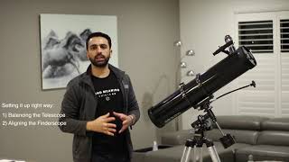 How to use a Telescope A Beginners Guide Learn to Setup and Use Equatorial Mount [upl. by Salba802]