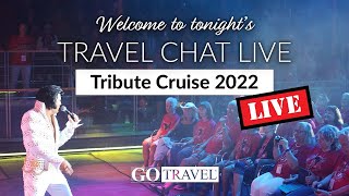 Travel Chat Live  Elvis Fans Learn about Tribute Cruise 2022 featuring top Elvis Tribute Artists [upl. by Linders]