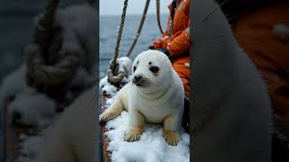 Loveliness is animal to be doted on cuteanimal seal arcticanimal [upl. by Valdas]