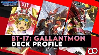 BT17 Gallantmon  Dukemon Deck Profile Digimon Card Game [upl. by Honna]