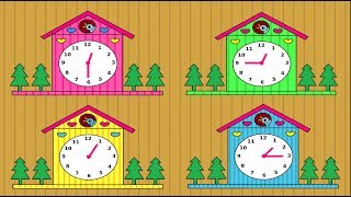 Deutsch lernen die Uhr  German for children and beginners the clock [upl. by Ysteb]