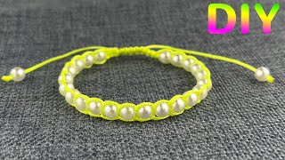 DIY Your Beaded Bracelet Tutorial  How to Make Bracelet with Beads  Easy Bead Jewelry Making Ideas [upl. by Tol]