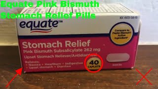 ✅ How To Use Equate Pink Bismuth Stomach Relief Pills Review [upl. by Giacopo]