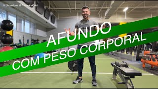 Afundo com peso corporal  Consultoria Online Treinador Kaká [upl. by Darya]