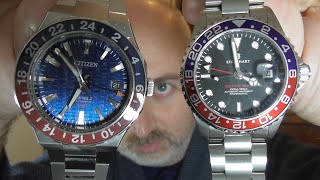 Steinhart Ocean GMT vs Citizen GMT [upl. by Boykins]