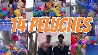 Sacando todos los peluches de una maquina de garra 10 y 14 peluches en total 🤑 [upl. by Cartwright781]