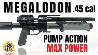 AEA MEGALODON 45 Cal • Pump Action MAX POWER [upl. by Ettegirb400]