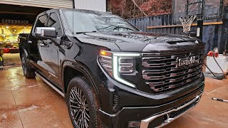 2022 GMC Sierra 1500 Denali Ultimate Duramax owner deep dive [upl. by Xenia325]