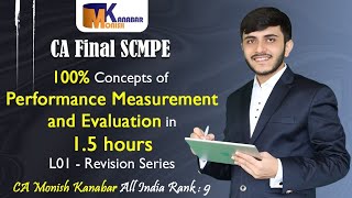 Chapter 8  Performance Measurement and Evaluation  Revision Series Part 1  CA Monish Kanabar [upl. by Bebe]