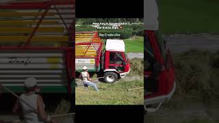 How hay is harvested in Switzerland with WWOOF🌲🇨🇭🏔️🌾 [upl. by Ijok]