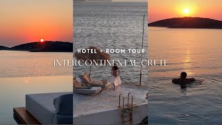 InterContinental CRETE  FULL TOUR ROOM LOBBY POOLBREAKFAST AREA Agios Nikolaos Crete Greece [upl. by Acisey]