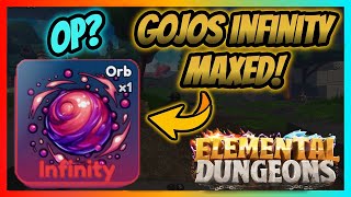 New Mythic Element Infinity MAXED Showcase  Elemental Dungeons [upl. by Aiouqes]