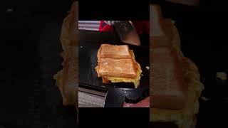 Myeongdong Fried Egg cheese toast master  Korean street food [upl. by Yessac]