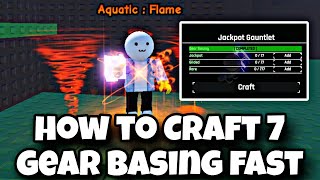 How to Craft 7 Gear Basing Fast in Sols Rng Roblox  Gear Basing [upl. by Kalk871]