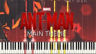 AntMan Main Theme Piano Cover  SHEETS [upl. by Sldney]