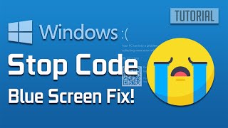 Windows 10 Stop Code FIX 2024 Solution [upl. by Kayle]