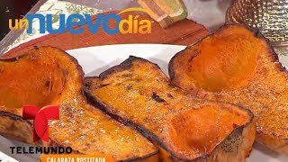 Recetas de cocina 2 platillos para Acción de Gracias  Un Nuevo Día  Telemundo [upl. by Duffy]