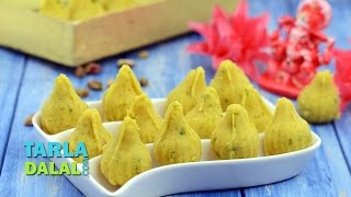 Mawa Modak Khoya Modak Homemade Modak by Tarla Dalal [upl. by Inahs]