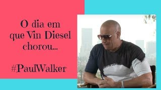 Vin Diesel se emociona ao lembrar do amigo Paul Walker  SBT Brasil [upl. by Keir]