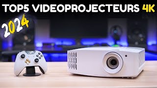 TOP 5  Meilleur vidéoprojecteur 4K 2024 pas cher courte focale et plus encore [upl. by Hedve654]