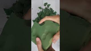 ASMR unsoaked floral foam crunch 🤤 satisfying crunch 🤤asmr oddlysatisfying [upl. by Yelrak]