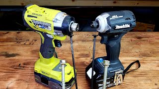 Ryobi VS Makita Impact Driver Comparison and battle [upl. by Artek332]