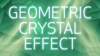 Photoshop  Geometric Crystal Effect Tutorial [upl. by Rheims]