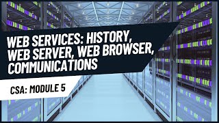 Web Services History Web Server Communication  CST426  CSA MODULE 5  KTU  Anna Thomas  SJCET [upl. by Lidia]