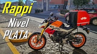 Me sorprendió lo que gane como Rappi nivel Plata 🏍️🔥😱 [upl. by Farnsworth178]